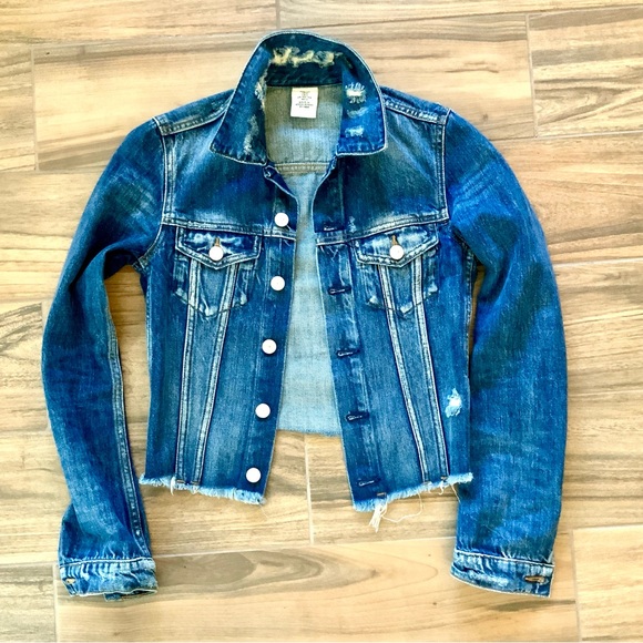 Very tight style denim jacket - Picture 1 of 5
